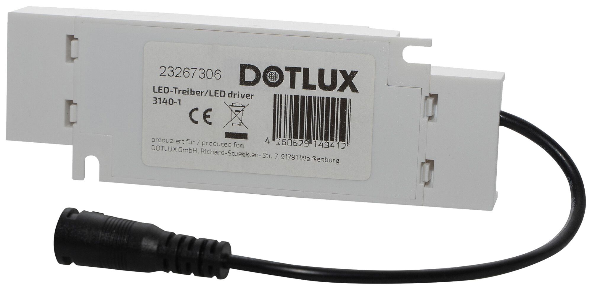 Convertitore LED DOTLUX IP20 9…15W 16…42V 200…350mA DIM