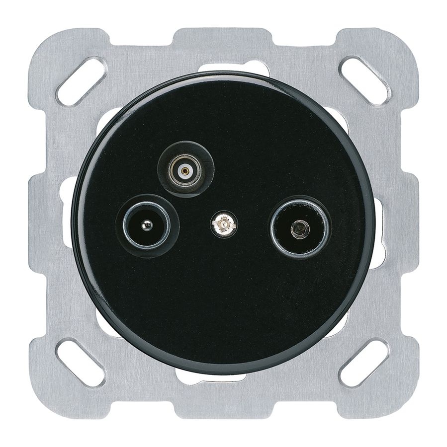 UP-Antennendose TV-R-Daten basico B 2GHz 19db schwarz