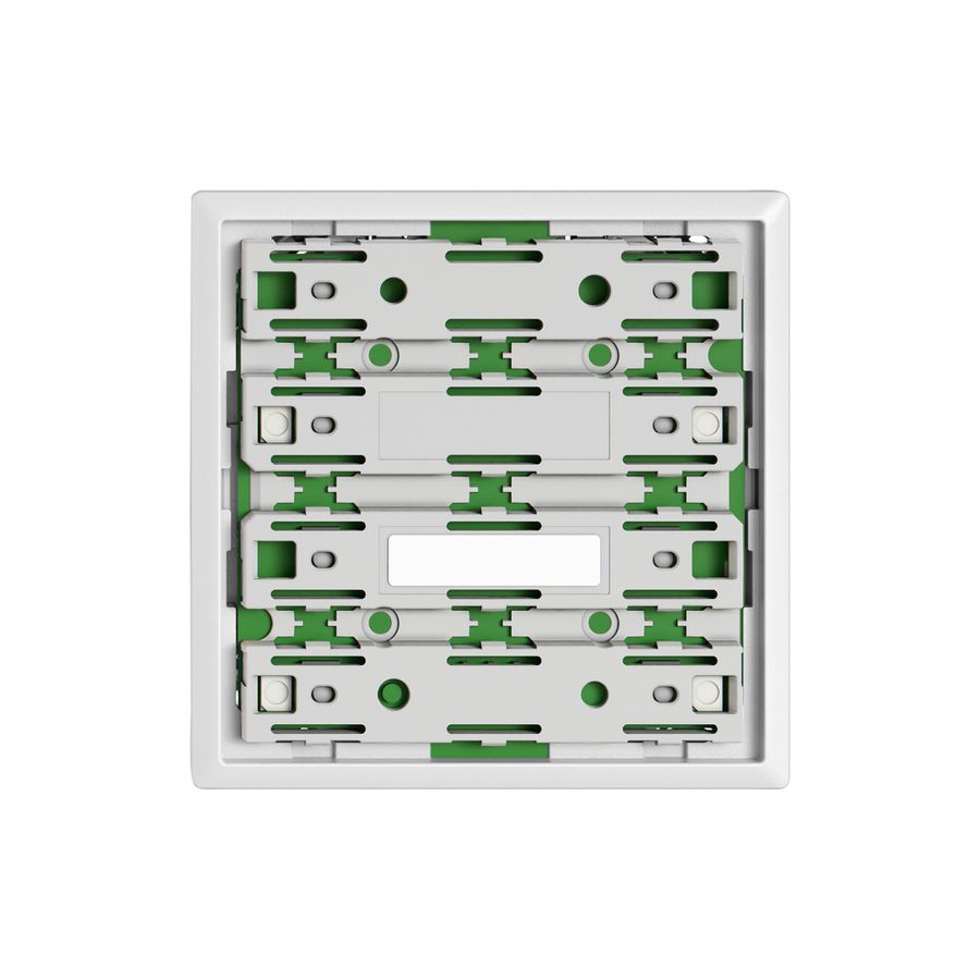 Frontplatte EDIZIO.liv UNI SNAPFIX® 60×60mm weiss