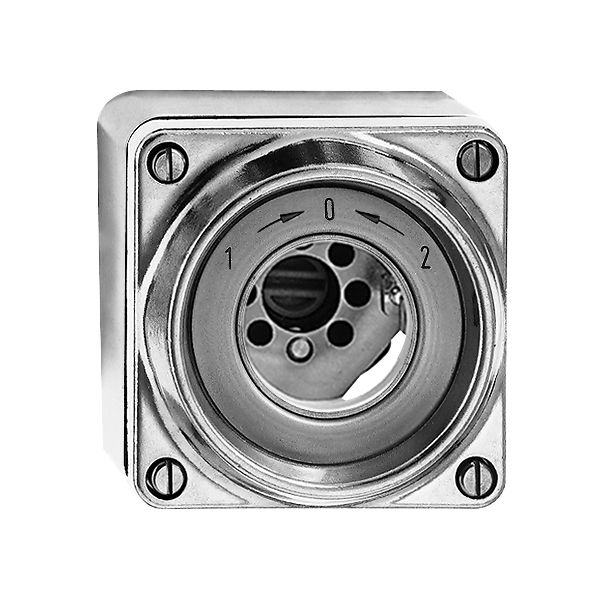 AP-Schwenktaster feucht 1->0<-2 Al, für Sicherheitsschloss, ohne Zylinder