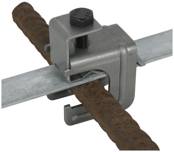 Borne de raccordement DEHN/elvatec pour raccordement de fil plat et rond, acier