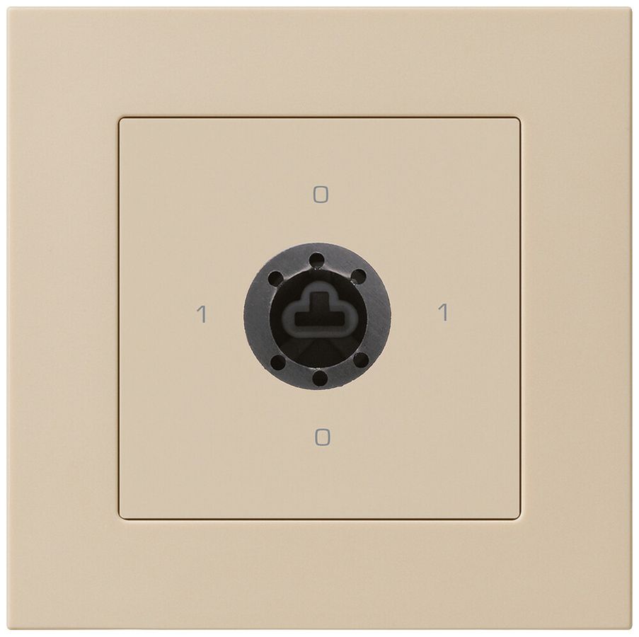 Interruttore rotativo INC kallysto.pro 0/1L beige per serratura senza cilindro