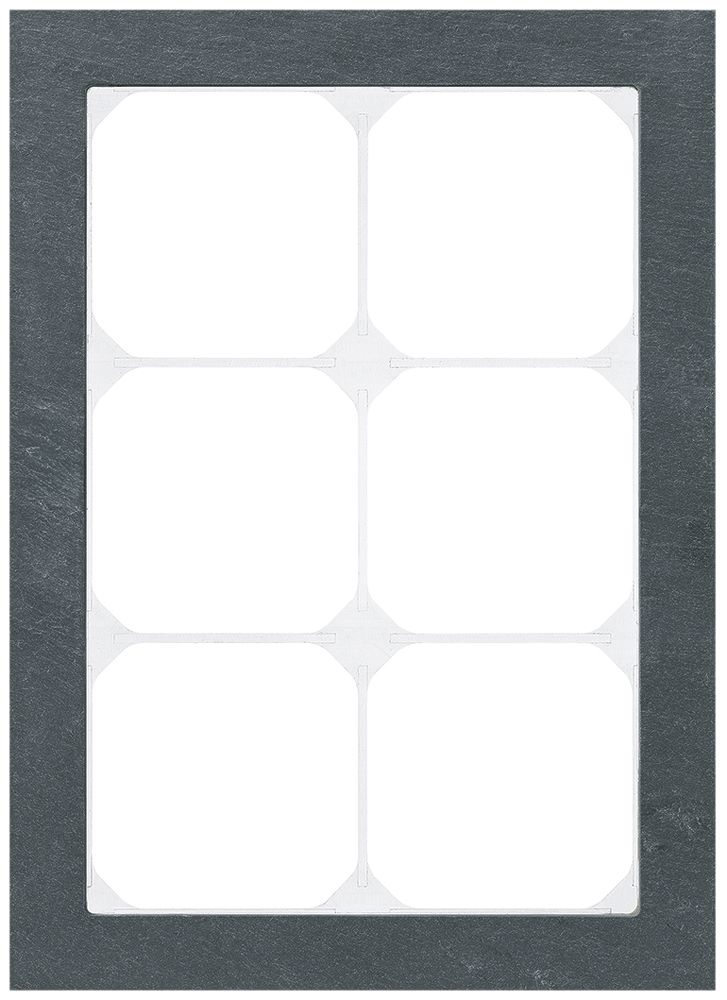 Abdeckrahmen KAL.art 3×2 214×154mm Schiefer schwarz
