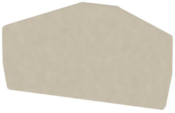 Abschlussplatte Weidmüller ZAP ZDU6-2 67.95×2mm beige