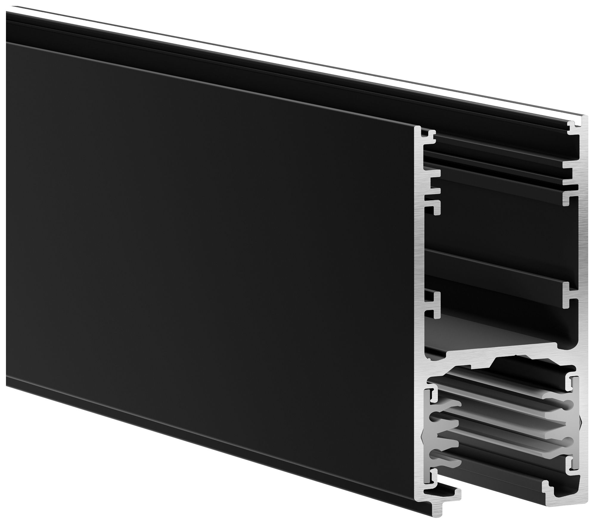 AP-Stromschiene Sylvania Lytespan H 220…240V 3-Phasen DALI Al 1m schwarz