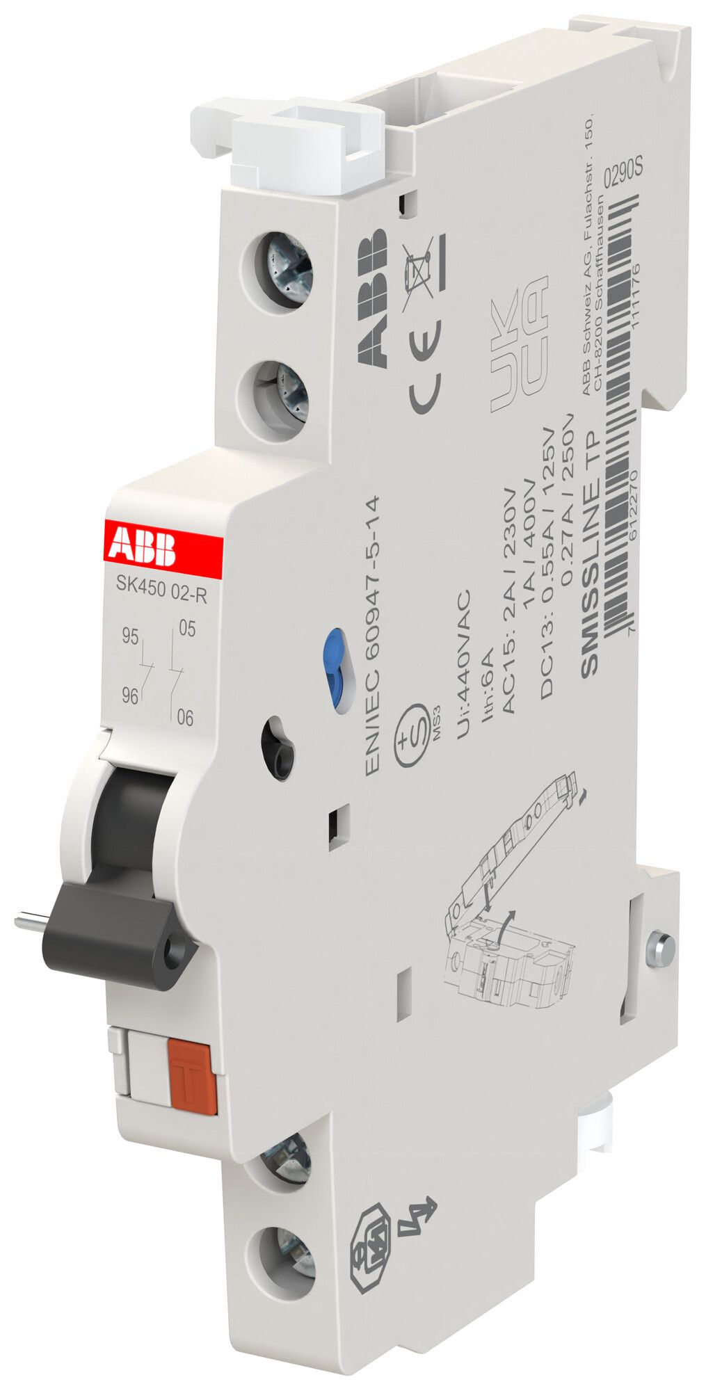 Contact de signalisation SMISSLINE SK45002-R 2O CLASSIC