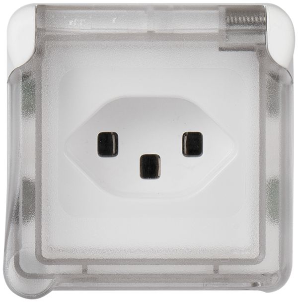 EB-Steckdose PLEXO Typ 23 weiss