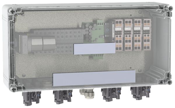 Generatoranschlusskasten WM GAK PVC DC 2I 1O 4MPP RD WM4 1.1kV