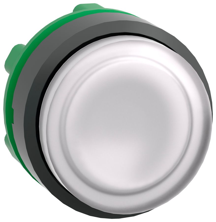 Leuchtdrucktastervorsatz Harmony XB5 ws Ø22.5mm hoch