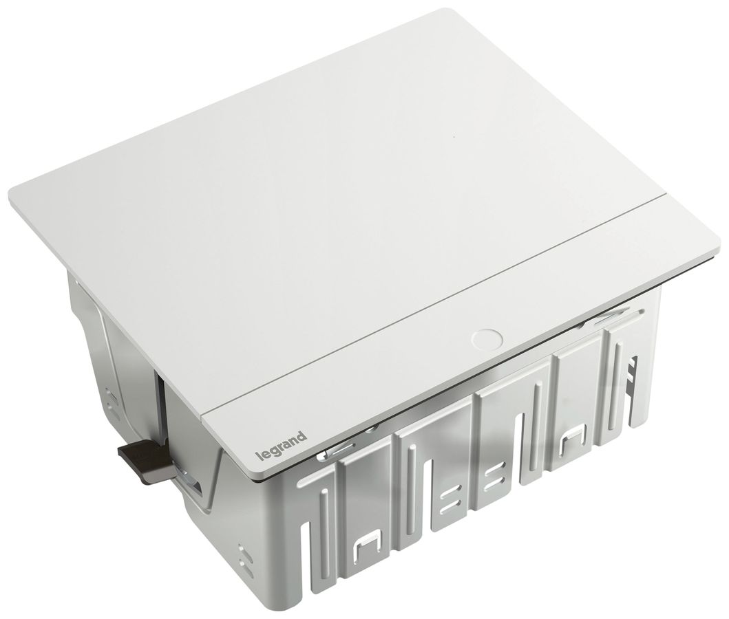 Tischsteckdose POP-UP für 4 Module Mosaic weiss