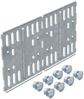 Längs/Winkelverbinder Bettermann 85mm zu MKS-Kanal tauchfeuerverzinkt