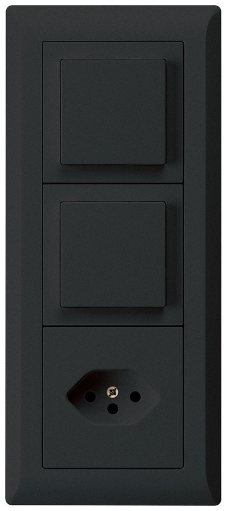 Combinaison ENC kallysto.line grd.I-I-I verticale 2×interr.S3+type 13 noir