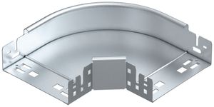 Bogen 90° Bettermann mit Schnellverbindung 60×150mm, St, FS