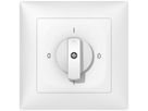 UP-Drehschalter SIDUS B 0/2L weiss