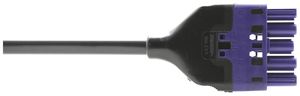Anschlussleitung Woertz 49345/C1 5×2.5mm² 400V 20A 5m vi Buchse-frei Cca