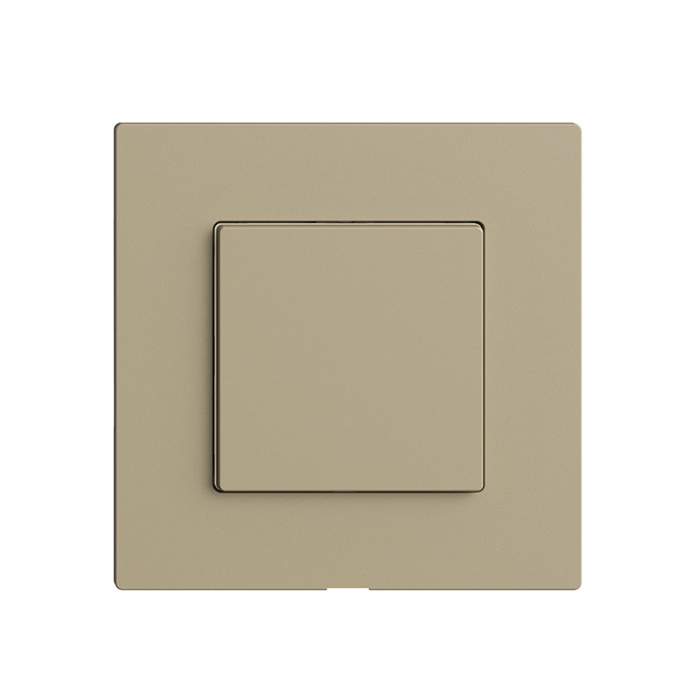 Kit copertura per interruttore 1c/1t Edue Wiser sand