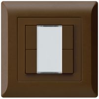 UP-Taster kallysto.line KNX 4×s/e-link braun
