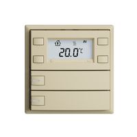 Pulsante RTH INC KNX 2×EDIZIOdue F vanille, con LED RGB