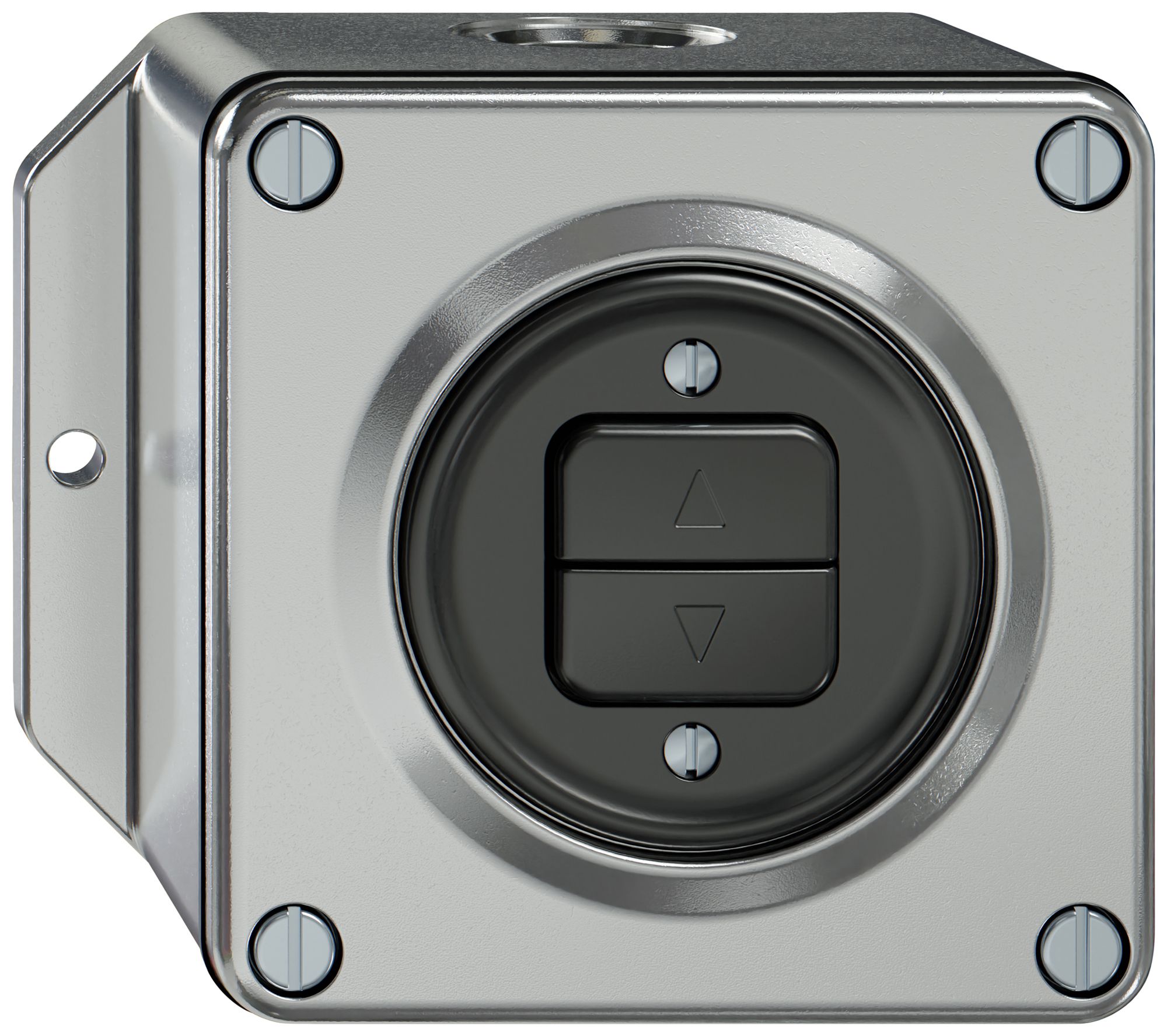 AP-Storentaster ELEMENT 1P 2 Tasten aluminium